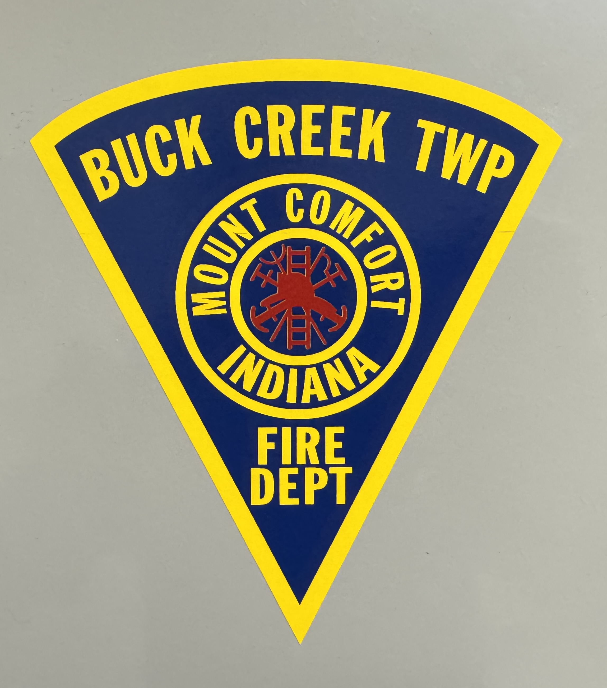 The original Buck Creek Township VFD logo.