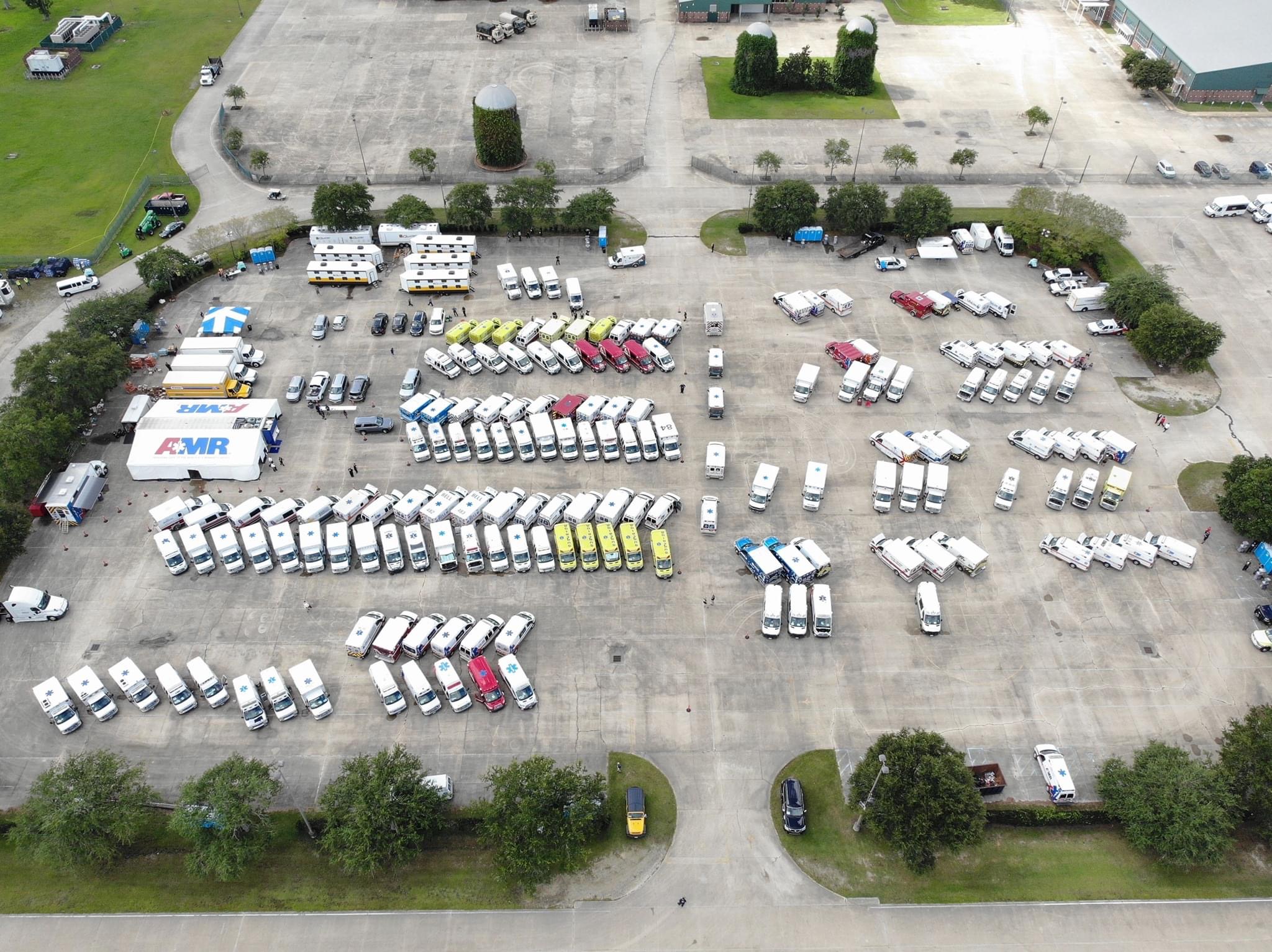 Members returning from a FEMA deployment.