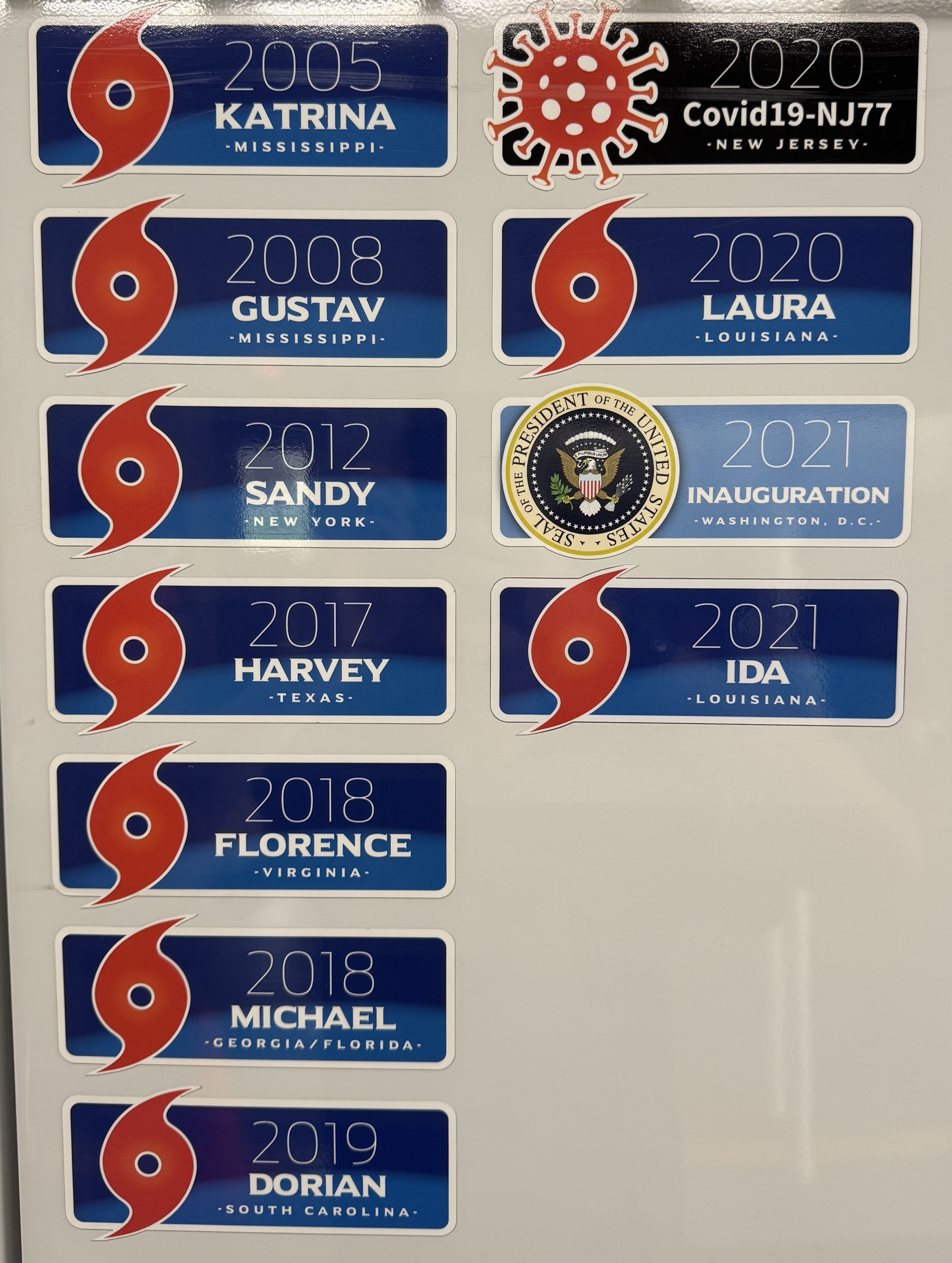 One of the department's FEMA hurricane deployments.