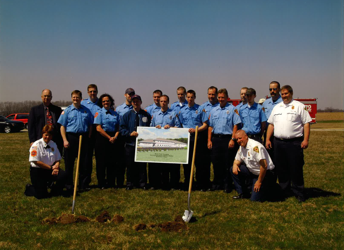 Groundbreaking for the new Station 1.